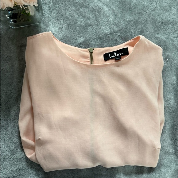 Lulu's light pink shift  Dress - Picture 1 of 5